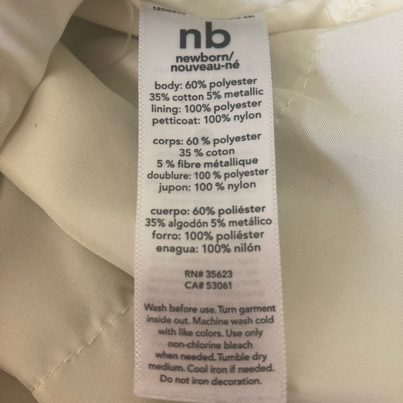 Newborn carters valentine dress - Picture 5 of 7